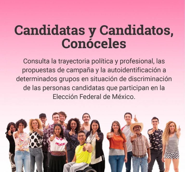 Invita INE a ciudadanía a consultar sistema “Candidatas y Candidatos, Conóceles”