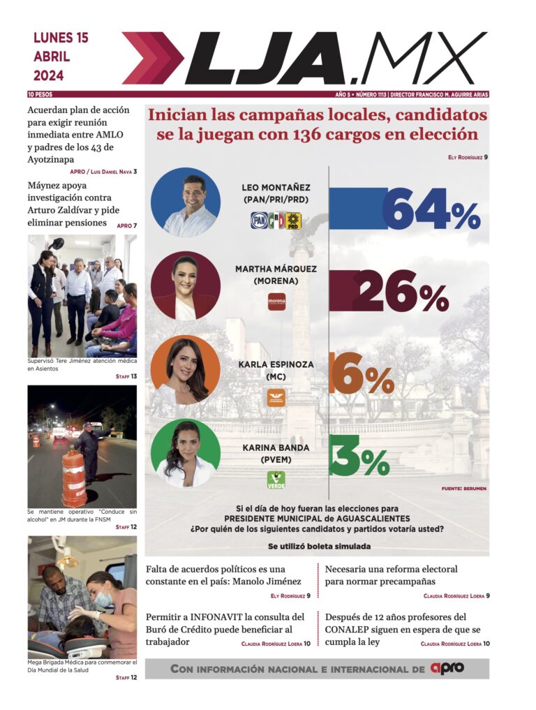 Inician las campañas locales, candidatos se la juegan con 136 cargos en elección y más en LJA.MX edición 15/4/2024