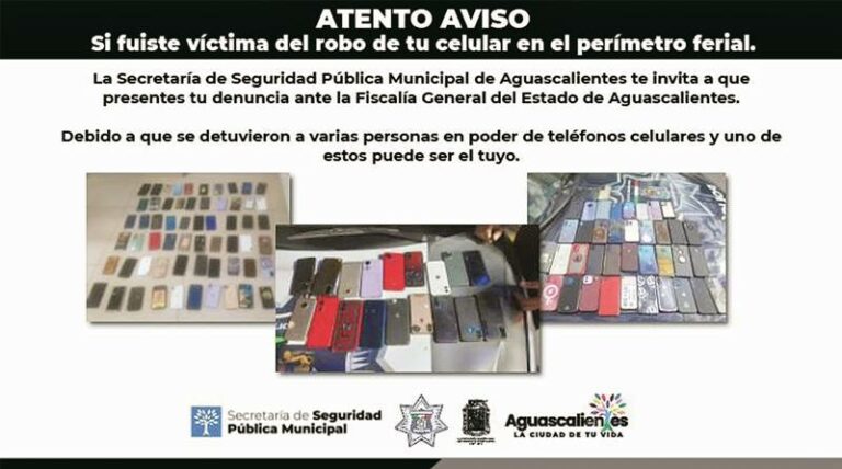 Cada Feria Nacional de San Marcos hay más de 200 denuncias por robo de celulares