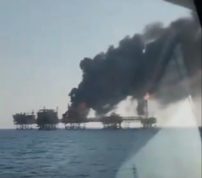 PEMEX informa sobre el incendio en la plataforma marina Akal-B 