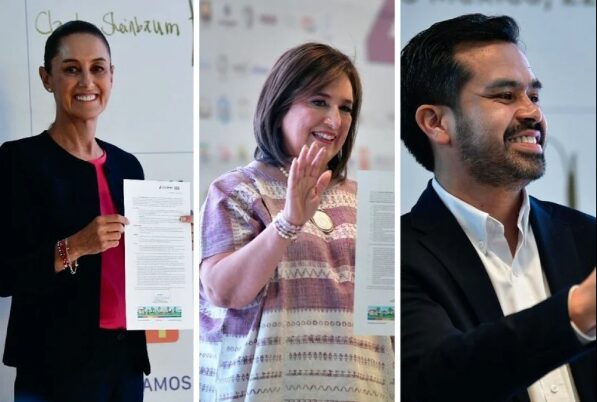 Firman Claudia Sheinbaum, Xóchitl Gálvez y Jorge Álvarez Máynez Pacto por la Primera Infancia