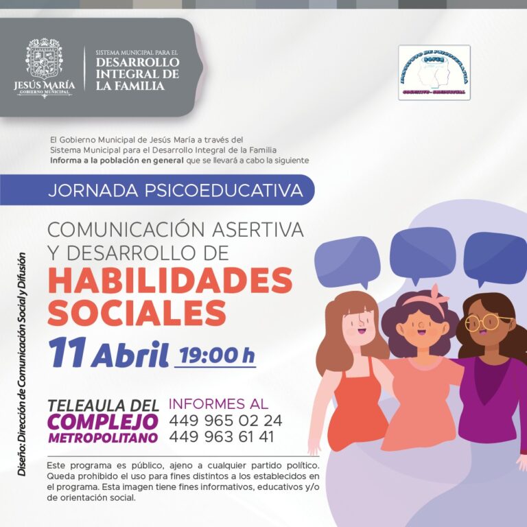 Continúan jornadas psicoeducativas en Jesús María 