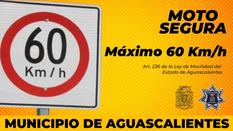 SSPM pide a motociclistas respetar los límites de velocidad 