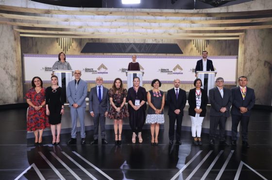 INE realizó el Segundo Debate Presidencial 2024 en Estudios Churubusco 