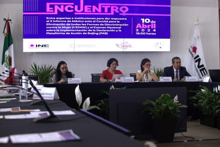 INE realiza encuentro para dar respuesta al X Informe de México ante la CEDAW 