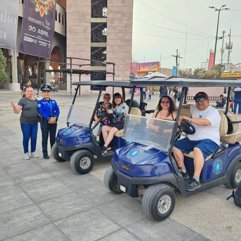 Presencia de la Policía Turística en la FNSM 2024