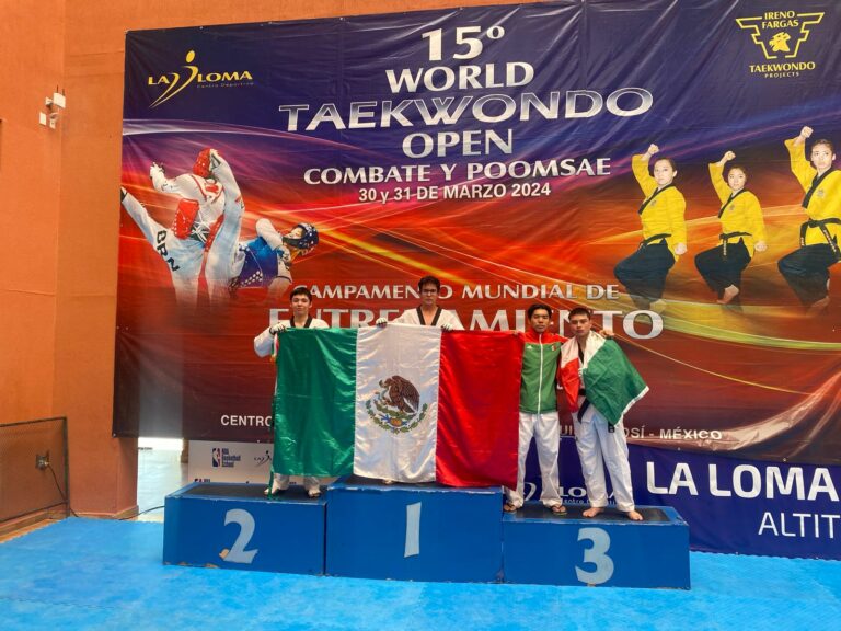 Atletas de Aguascalientes obtuvieron 29 medallas en el World Taekwondo Open 