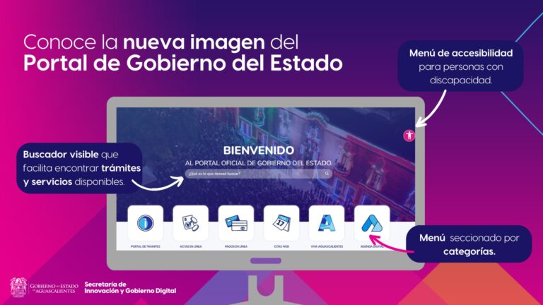 Nuevo sitio web del Gobierno del Estado permite realizar trámites con mayor facilidad