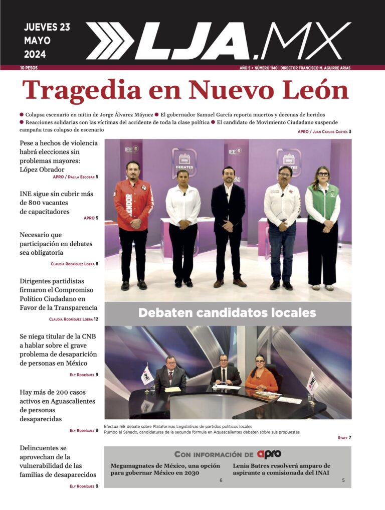 Tragedia en Nuevo León y más en LJA.MX, edición 23/5/2024