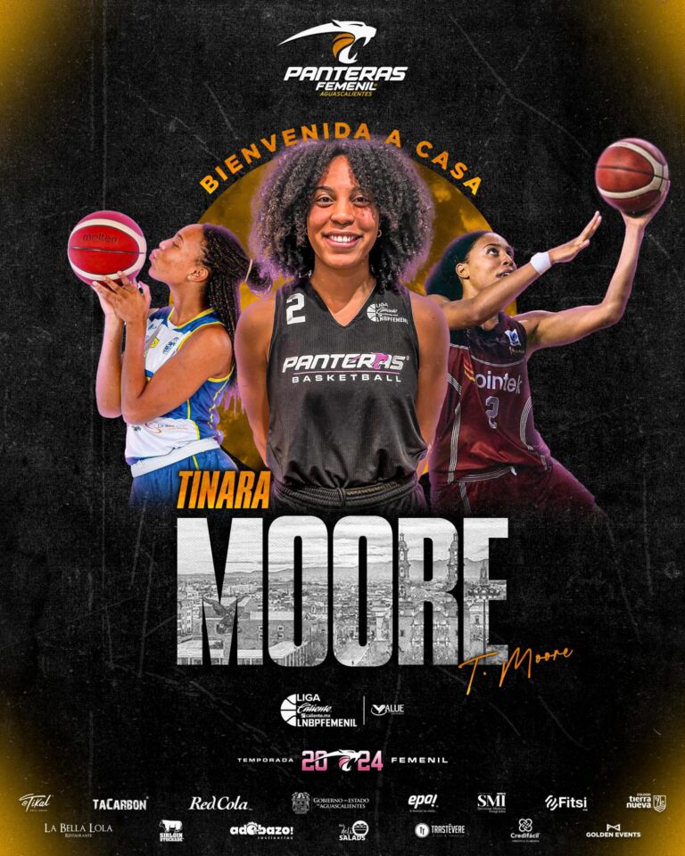 Panteras hace oficial la llegada de la pívot Tinara Moore 