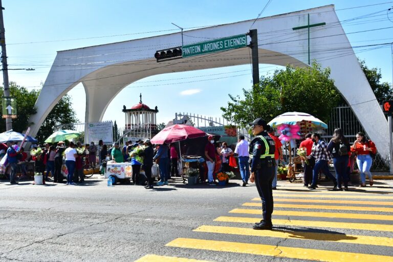 Listo operativo del 10 de mayo en los panteones capitalinos de Aguascalientes