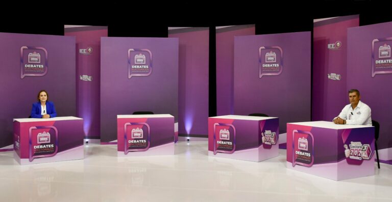 Realiza IEE debate entre candidaturas a la alcaldía de El Llano