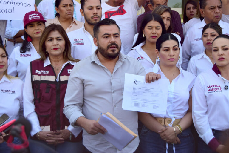 Morena presenta denuncias ante la Fiscalía de Aguascalientes, entre éstas, privación de la libertad de un candidato