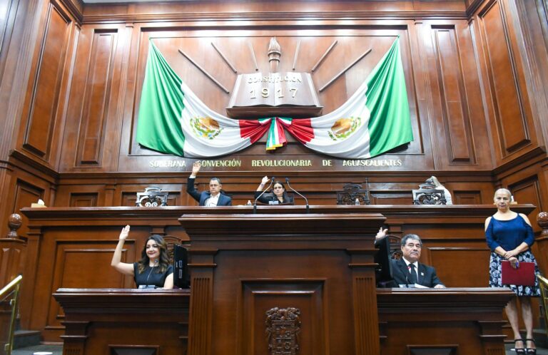 Se reintegran diputados con licencia al trabajo legislativo en Aguascalientes