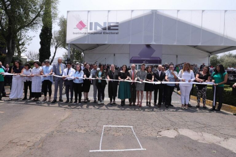 INE inaugura Macrosala de Prensa para la cobertura de la Jornada Electoral 