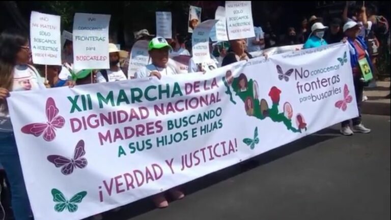 Este 10 de mayo se realizó la Marcha Nacional de Madres Buscadoras 