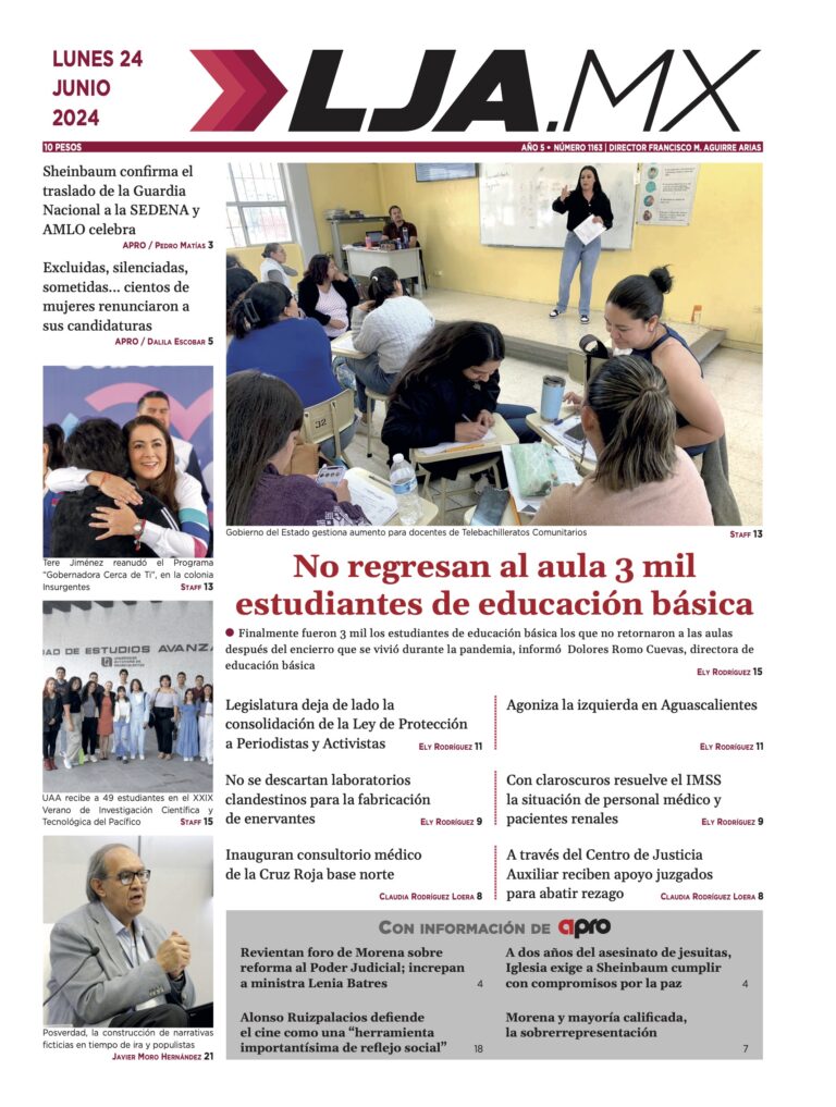 No regresan al aula 3 mil estudiantes de educación básica y más en LJA.MX, edición 24/6/2024