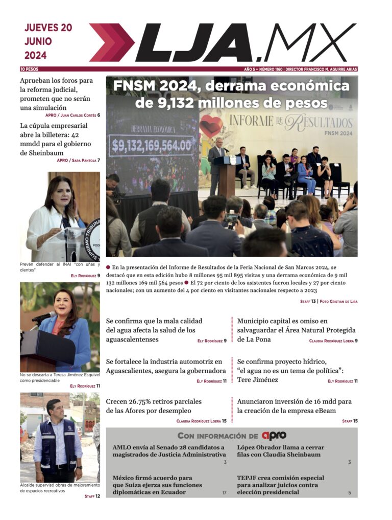 FNSM 2024, derrama económica de 9,132 millones de pesos y más en LJA.MX, edición 20/6/2024