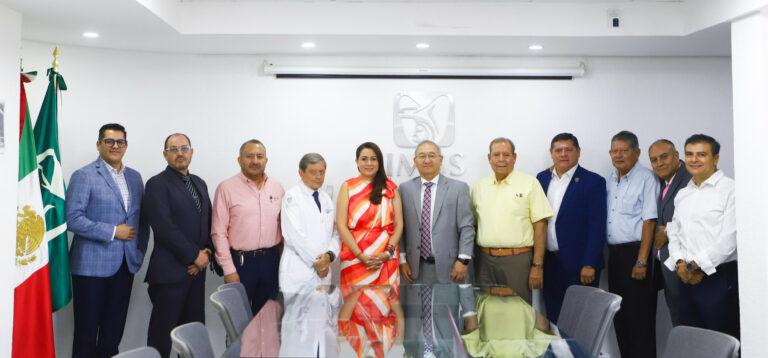 Gobernadora del estado impulsa trabajo en equipo con el IMSS