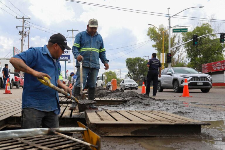 Leo Montañez da seguimiento y atención a zonas de Aguascalientes afectadas por lluvias
