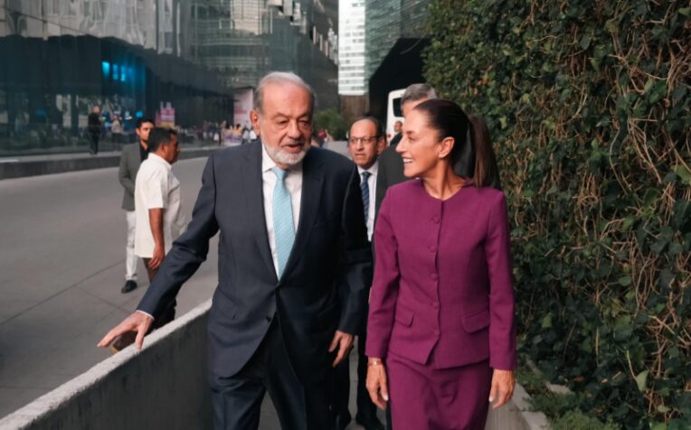 Sheinbaum revela qué habló con Slim 