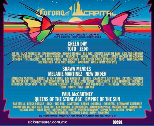 Corona Capital 2024: Green Day, Paul McCartney, The Mars Volta, Iggy Pop, Shawn Mendes y New Order