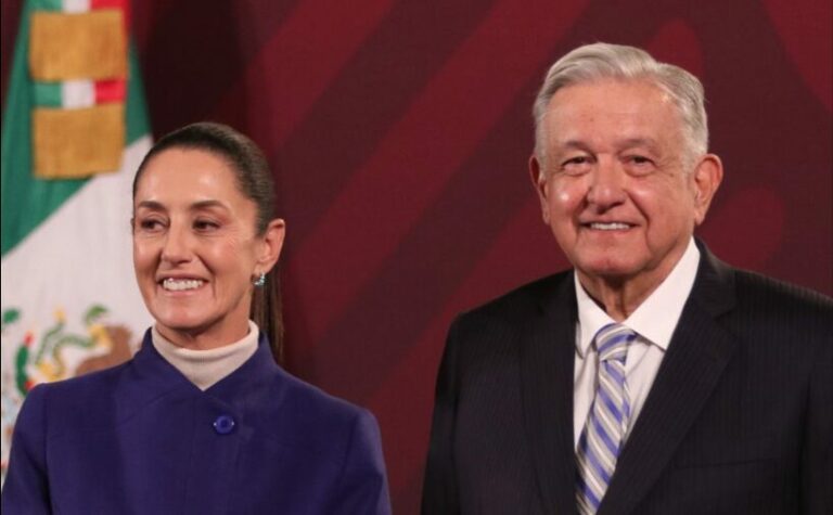 AMLO asegura que Sheinbaum transmite mucha confianza al sector empresarial 