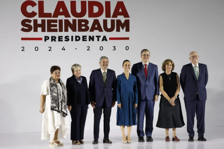 AMLO celebra gabinete de Claudia Sheinbaum 