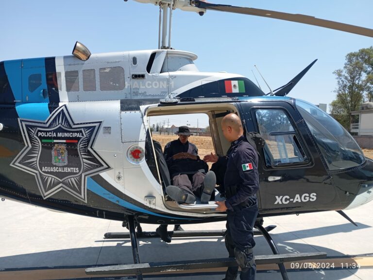 Operaciones Áreas de la Policía Municipal recibe capacitación en evacuación aeromédica 