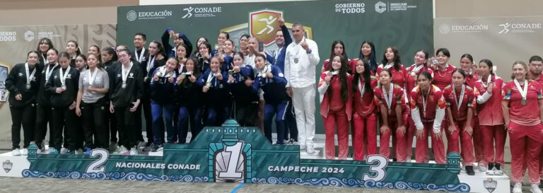 Aguascalientes se corona como el tres veces campeón de handball en los CONADE 2024 