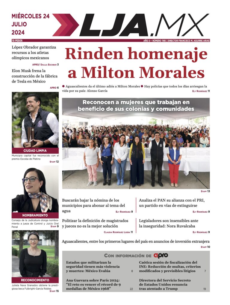 Rinden homenaje a Milton Morales y más en LJA.MX, edición 24/7/2024