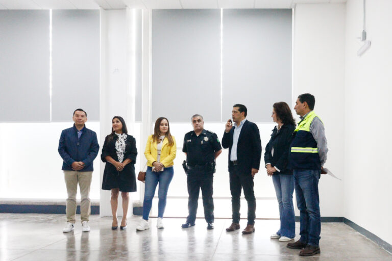 Municipio de Aguascalientes supervisa la construcción de dormitorios para cadetes de la policía 