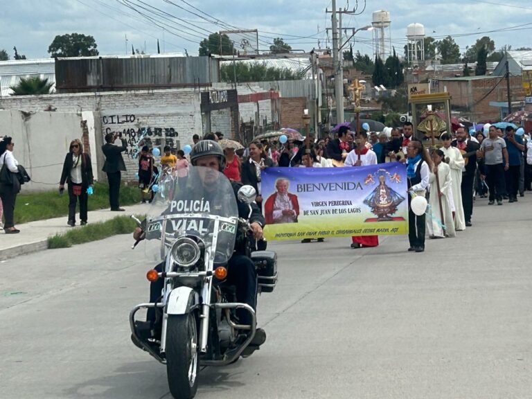 Operativo vial en apoyo a peregrinos de Aguascalientes