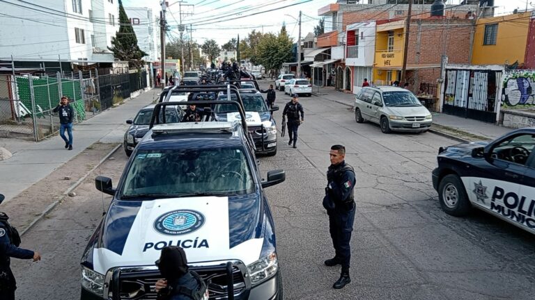 Policía estatal y municipal fortalecen operativo “Barrio Seguro” 