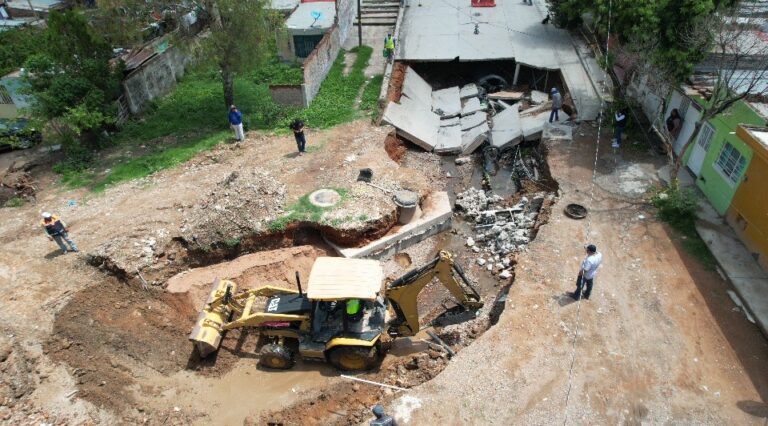 Leo Montañez supervisa afectaciones por lluvias en Aguascalientes