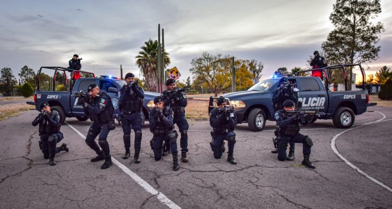 Grupo de Operaciones Especiales de la policía estatal de Aguascalientes se posiciona como el tercero más importante del país 