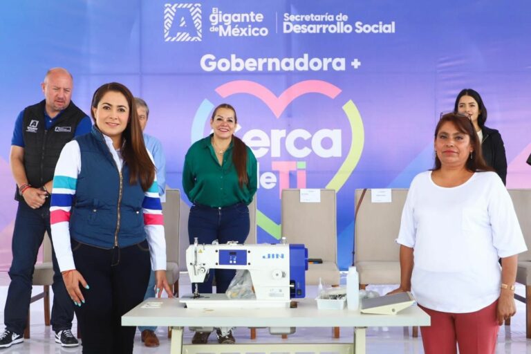Tere Jiménez encabezó el programa “Gobernadora cerca de Ti” 