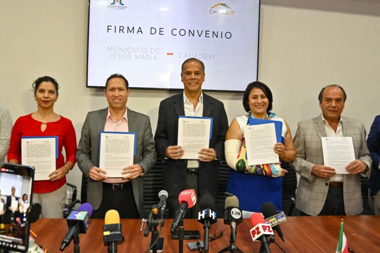 La colaboración entre Jesús María y la CANADEVI busca beneficiar a las familias
