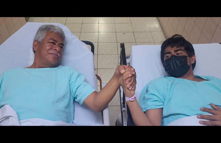 Padre le donó un riñón a su hijo en IMSS Aguascalientes 