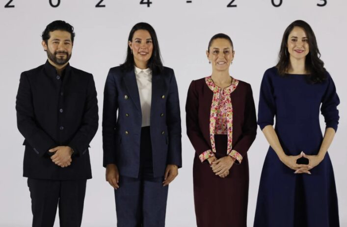 Sheinbaum presentó a secretarios de Trabajo, Cultura y Turismo 