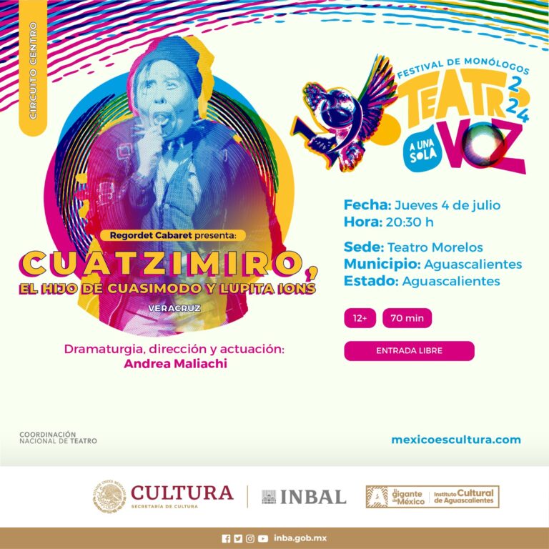 Cuatzimiro se presentará este jueves en el Teatro Morelos 