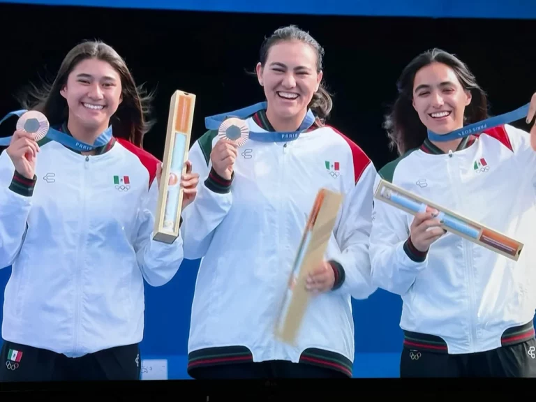 ¡Histórico! México conquista el podio en tiro con arco femenil en París 2024