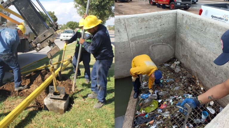 Lluvias complican respuesta a reportes de alumbrado público y recolección de basura en Aguascalientes