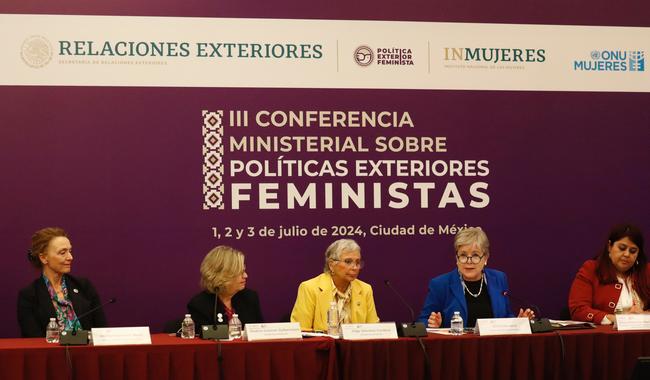 México presenta declaración sobre derechos de la mujer en la III Conferencia Ministerial sobre Políticas Exteriores Feministas