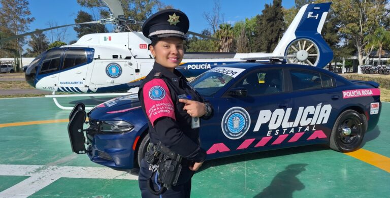 Policía Rosa garantiza la seguridad de las mujeres en Aguascalientes