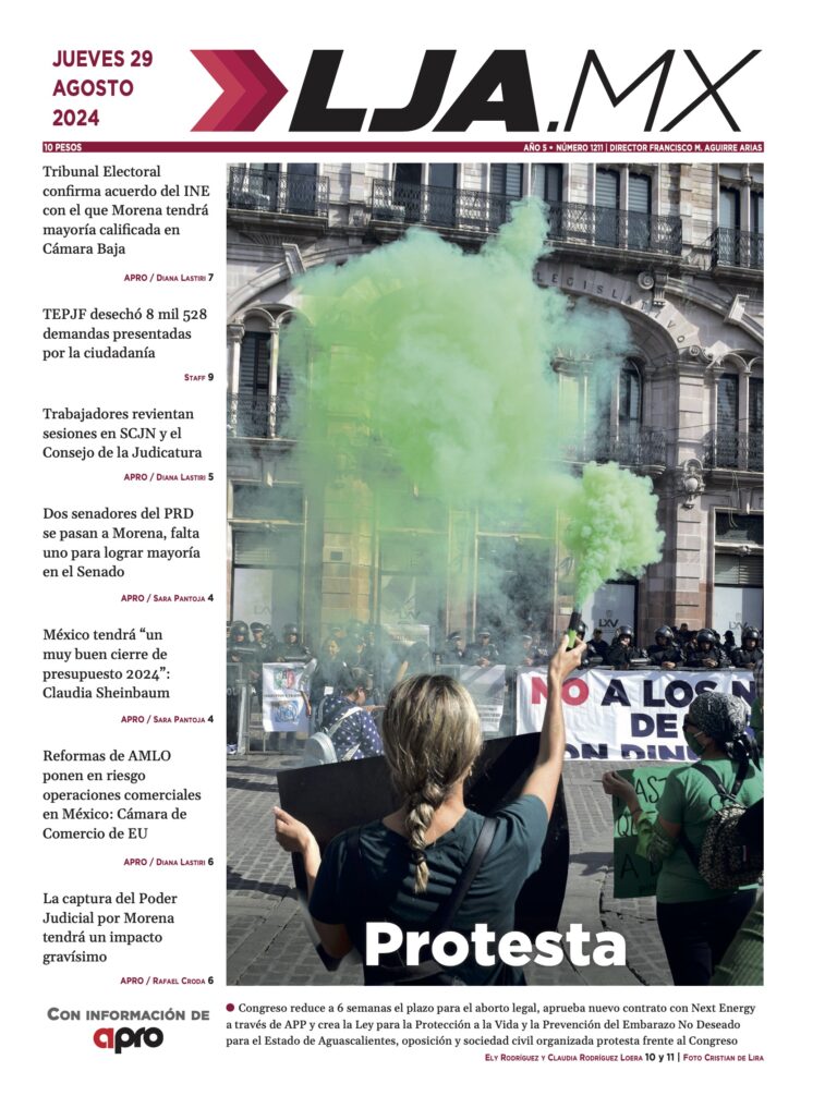 Protesta y más en LJA.MX, edición 29/8/2024