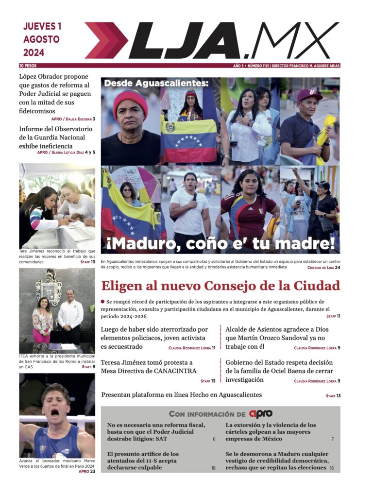 Eligen al nuevo Consejo de la Ciudad y más en LJA.MX, edición 1/8/2024