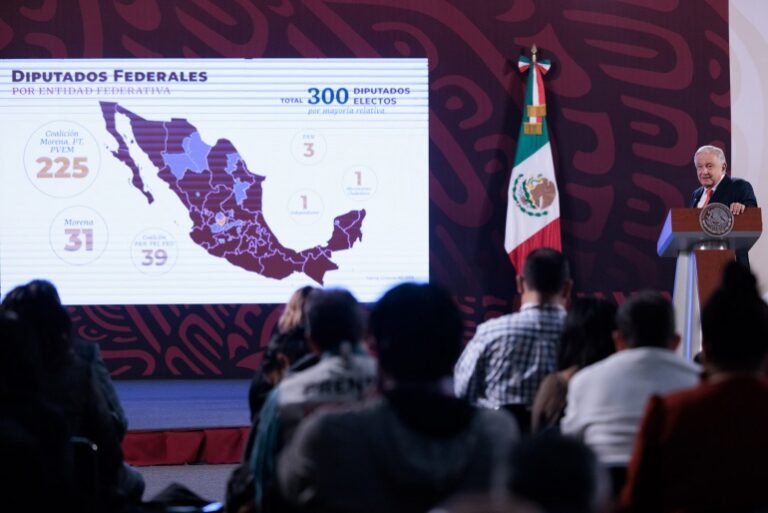 Presidente celebra determinación del TEPJF sobre conformación de Cámara de Diputados 