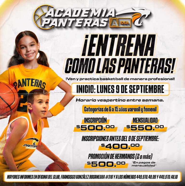 Panteras e IDEA abrirán academia de basquetbol y lanzan Copa Varonil
