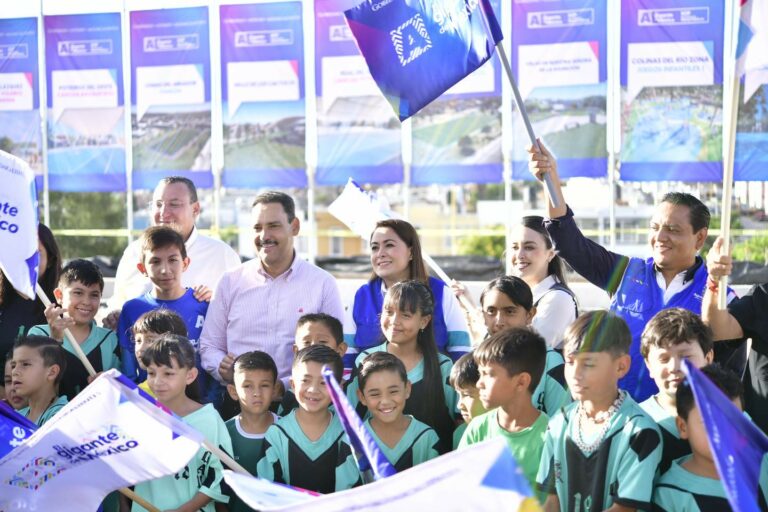 Tere Jiménez dio el banderazo de arranque a los trabajos de rehabilitación de 15 parques en Aguascalientes